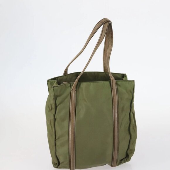 PRADA Tote Bag Nylon 2 Set Khaki Black - Picture 11 of 14